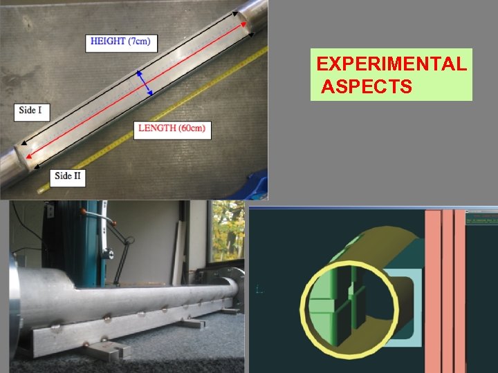 EXPERIMENTAL ASPECTS 