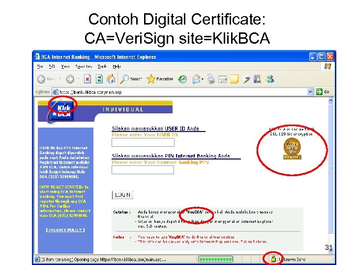 Ca certificate