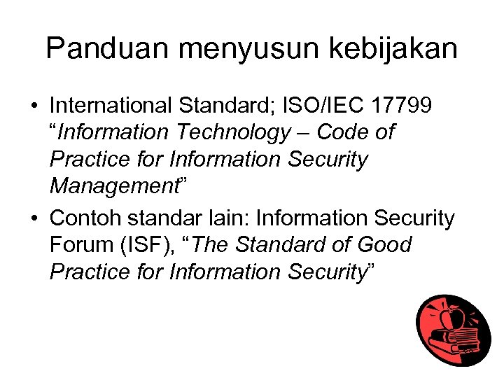 Iso iec 17799