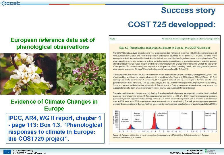 ESSEM Success story COST 725 developped: European reference data set of Cause colourful auroras
