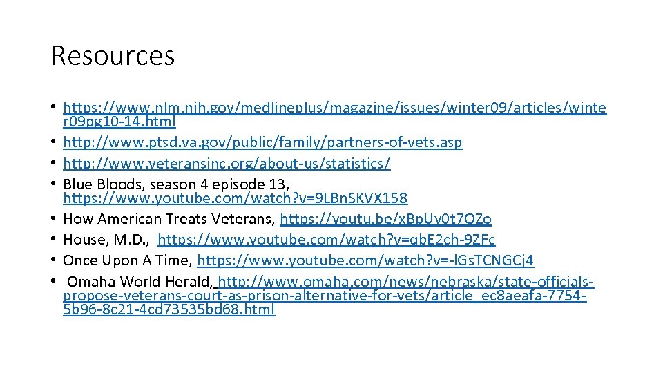 Resources • https: //www. nlm. nih. gov/medlineplus/magazine/issues/winter 09/articles/winte r 09 pg 10 -14. html