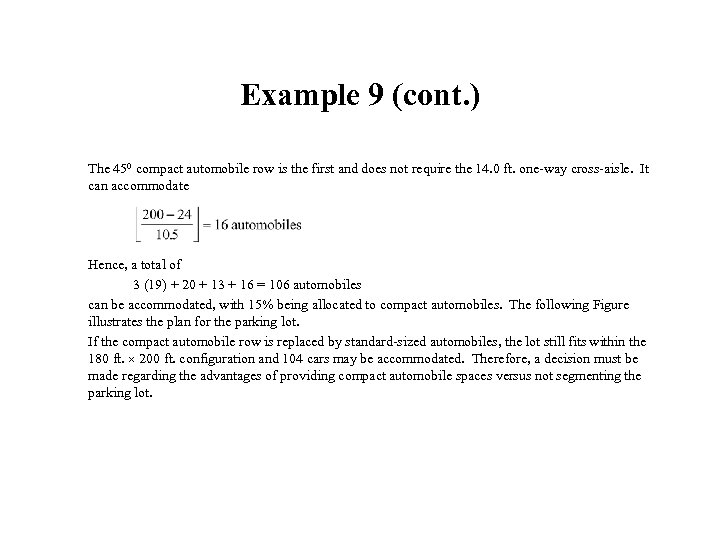 Example 9 (cont. ) The 450 compact automobile row is the first and does