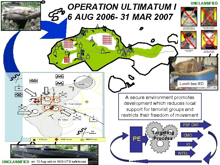 UNCLASSIFIED OPERATION ULTIMATUM I 6 AUG 2006 - 31 MAR 2007 Lunch box IED