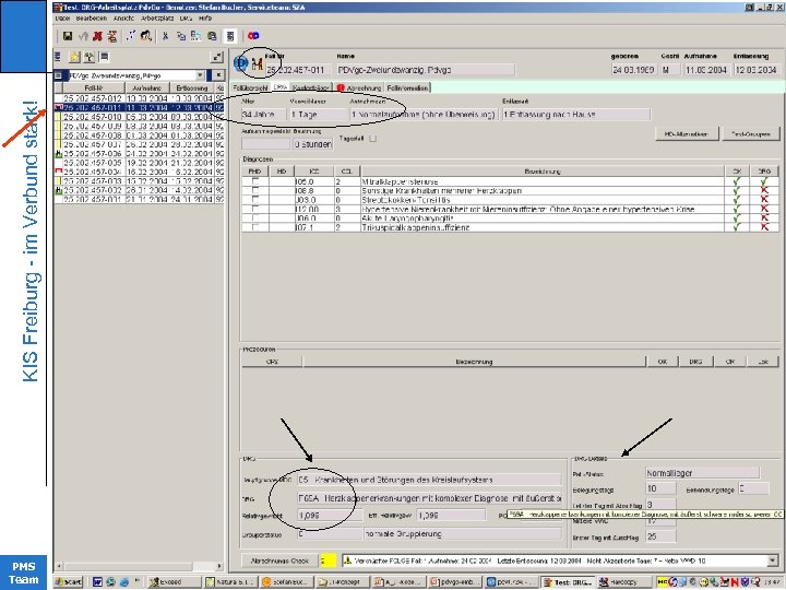 KIS Freiburg - im Verbund stark! KIinikrechenzentrum PMS Team 
