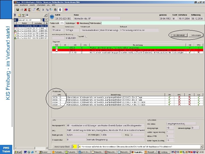 KIS Freiburg - im Verbund stark! KIinikrechenzentrum PMS Team 