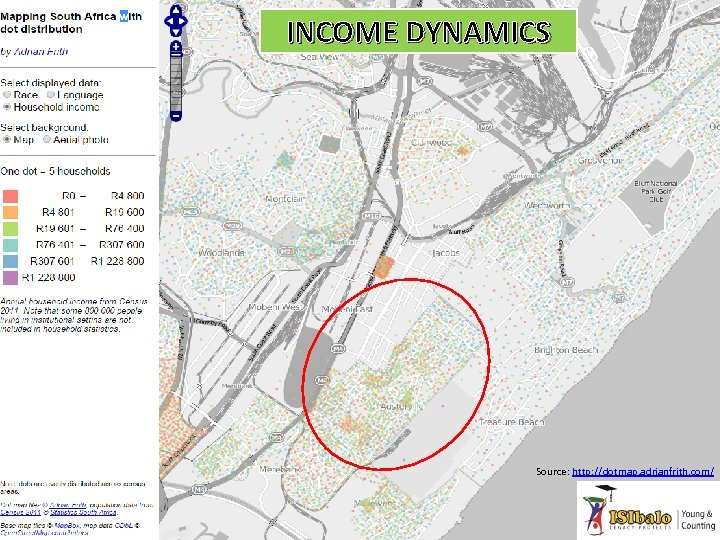 INCOME DYNAMICS Source: http: //dotmap. adrianfrith. com/ 