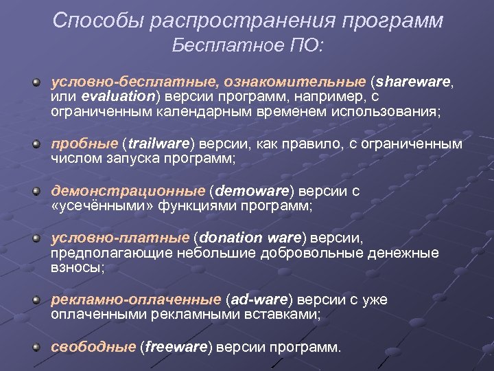 Какими способами распространяются. Способы распространения по. Способы распространения программных продуктов. Способы распространения программного обеспечения. Распределение программного обеспечения.