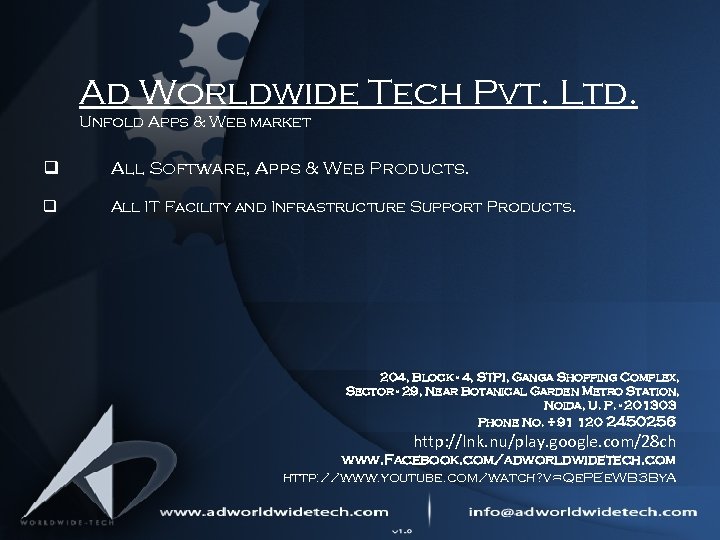 Ad Worldwide Tech Pvt. Ltd. Unfold Apps & Web market q All Software, Apps