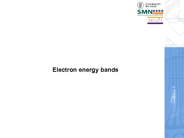 Electron energy bands 