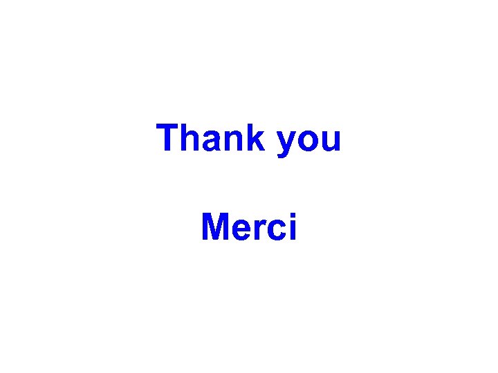 Thank you Merci 