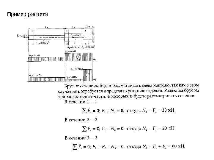 Пример расчета 