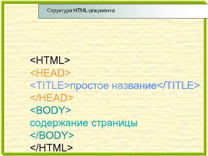 Html head body title. Скелет html документа. Заголовок html head. Что такое title body head html. Html head body структура.