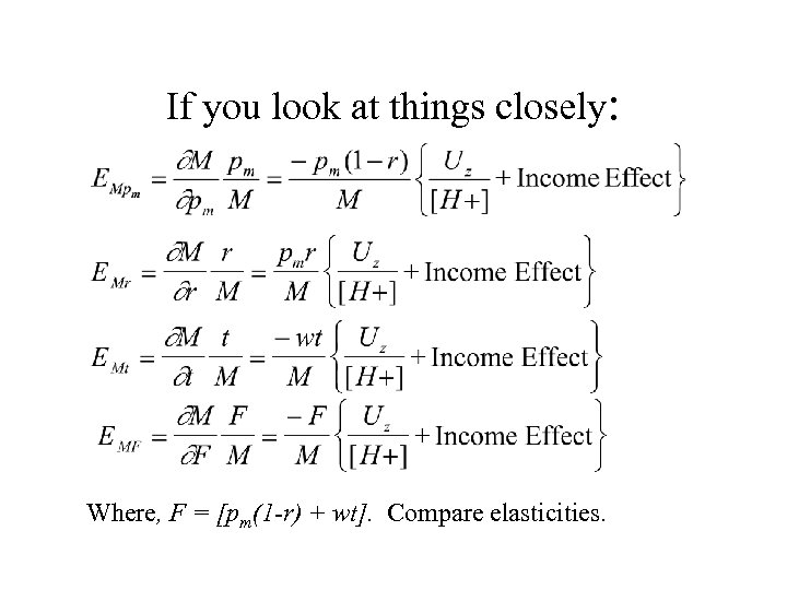 If you look at things closely: Where, F = [pm(1 -r) + wt]. Compare
