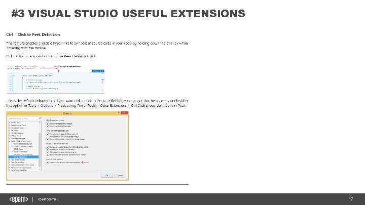 #3 VISUAL STUDIO USEFUL EXTENSIONS CONFIDENTIAL 17 