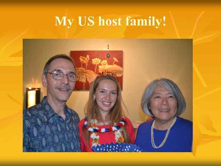 My US host family! 