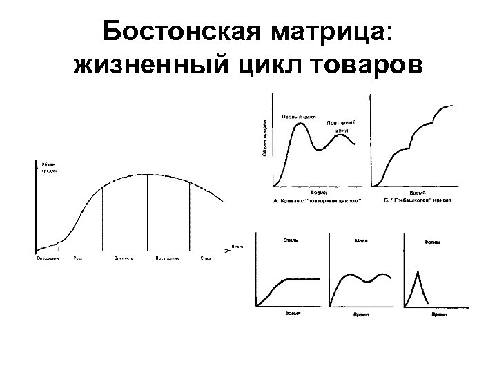 Бостонская матрица: жизненный цикл товаров 