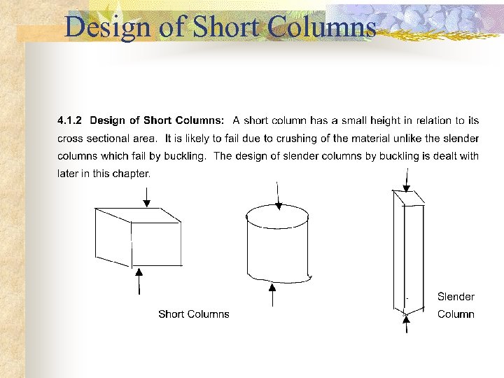 Design of Short Columns 
