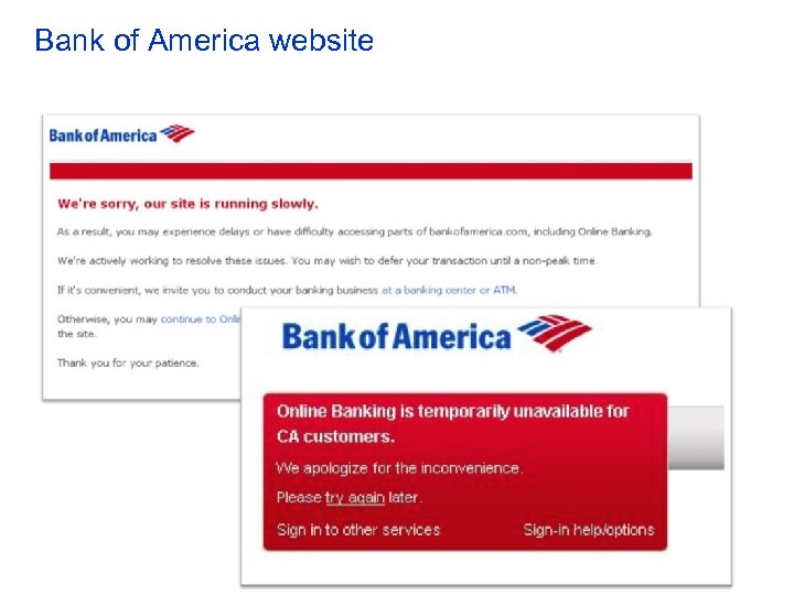 Bank of America website 