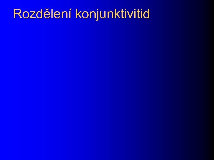 Rozdělení konjunktivitid 