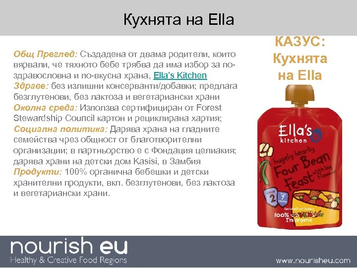Кухнята на Ella Общ Преглед: Създадена от двама родители, които вярвали, че тяхното бебе