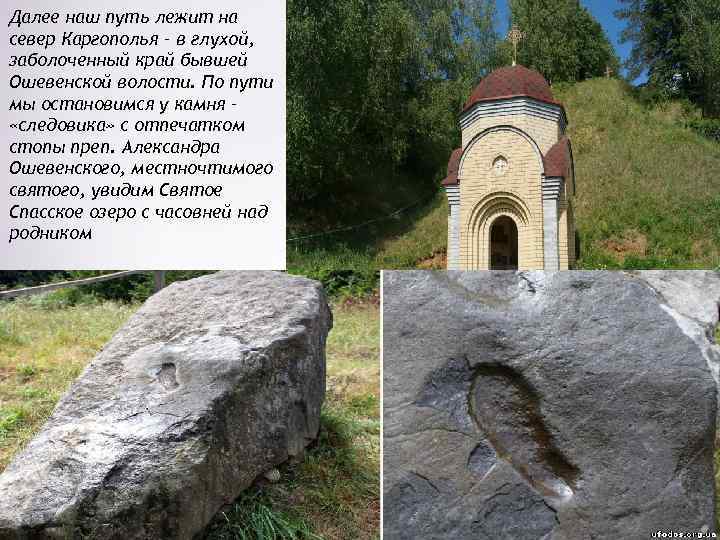 Далее наш путь лежит на север Каргополья – в глухой, заболоченный край бывшей Ошевенской