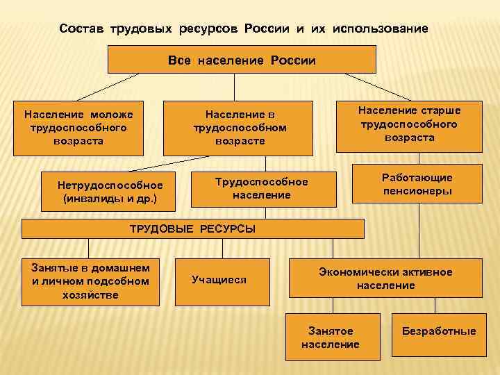 Трудовые ресурсы схема