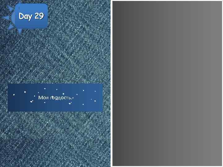 Day 29 Моя гордость. 
