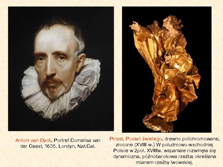 Antoni van Dyck, Portret Cornelisa van der Geest, 1635. Londyn, Nat. Gal. Pinzel, Postać