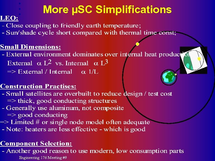 More µSC Simplifications Engineering 176 Meeting #9 