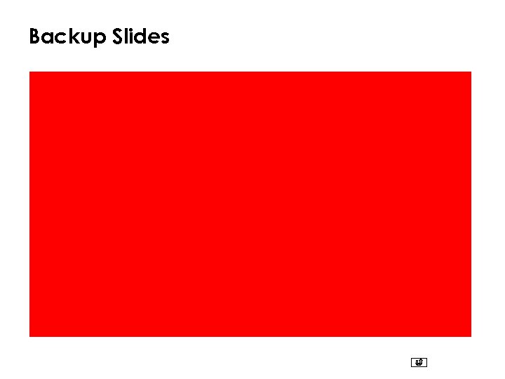 Backup Slides 