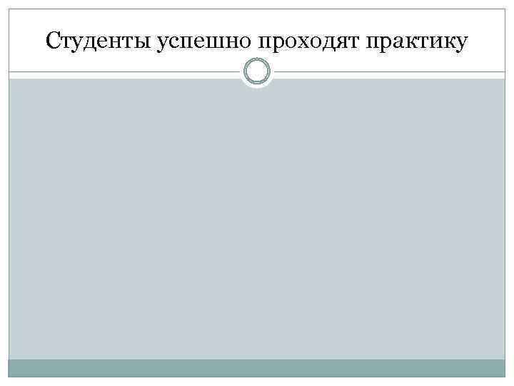 Студенты успешно проходят практику 