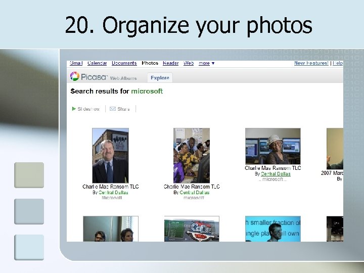 20. Organize your photos 