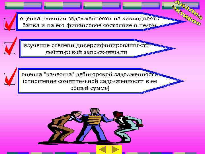 оценка влияния задолженности на ликвидность банка и на его финансовое состояние в целом изучение