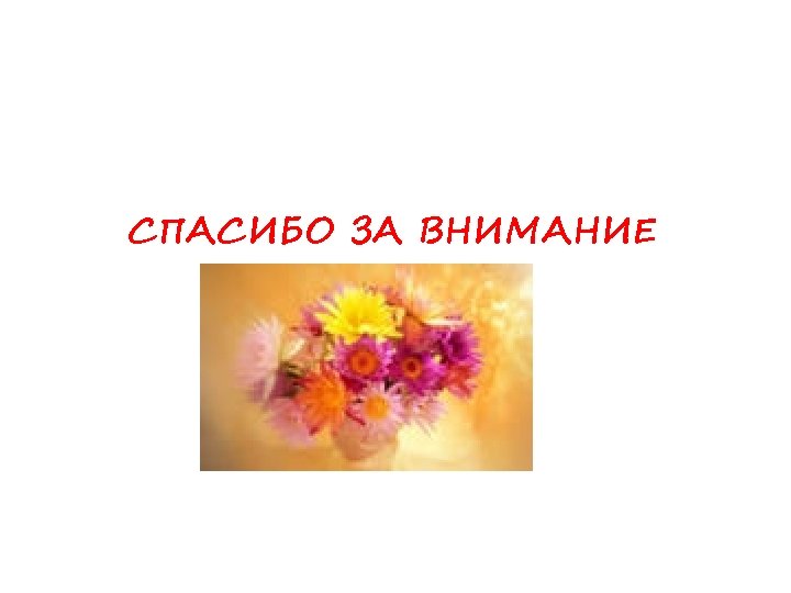 СПАСИБО ЗА ВНИМАНИЕ 