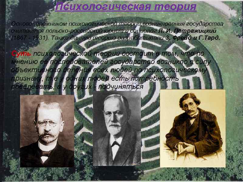 Психологическая теория государства. Тард Фрейд психологическая теория. Психологическая теория основоположник. Психологическая теория происхождения государства.