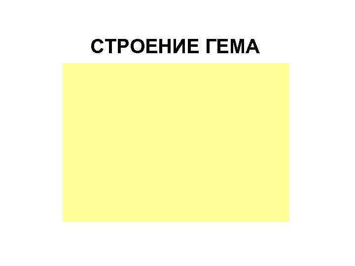 СТРОЕНИЕ ГЕМА 