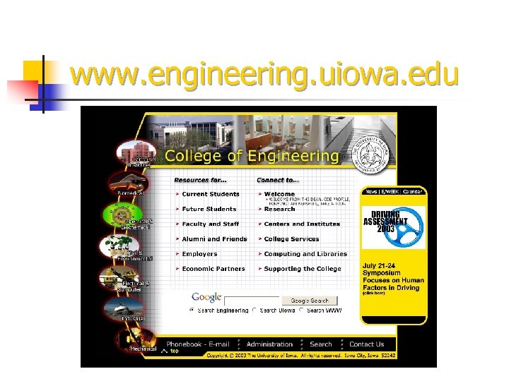 www. engineering. uiowa. edu 