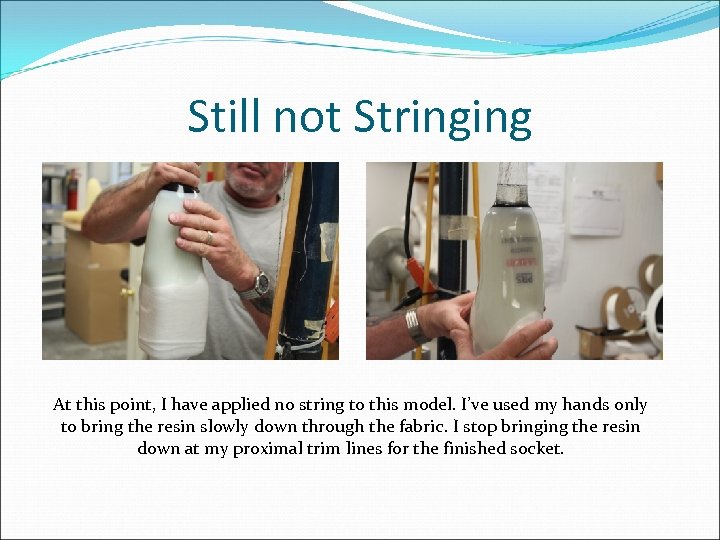 Still not Stringing At this point, I have applied no string to this model.