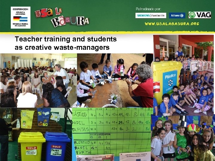 Teacher training and students as creative waste-managers 