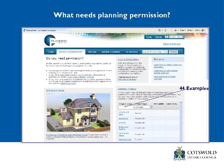 What needs planning permission? 44 Examples 