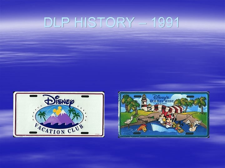 DLP HISTORY – 1991 