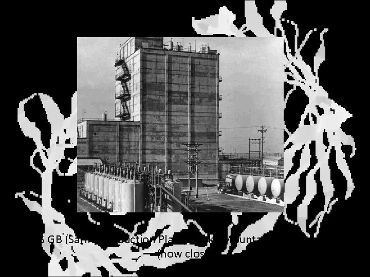 Production US GB (Sarin) Production Plant, Rocky Mountain Arsenal, CO (now closed) 