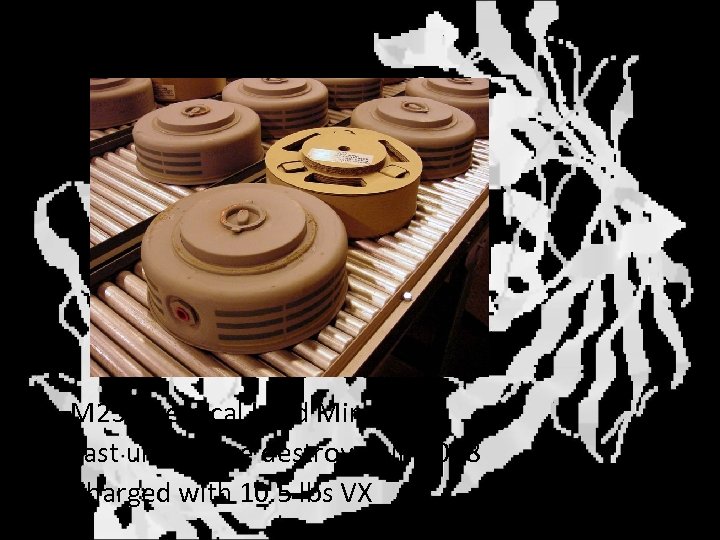 Delivery (cont. ) • M 23 Chemical Land Mine • Last units were destroyed