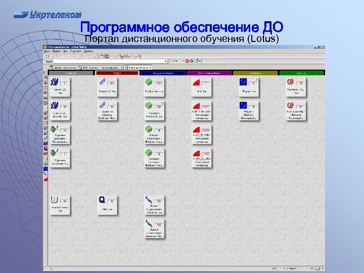 Программное обеспечение ДО Портал дистанционного обучения (Lotus) 