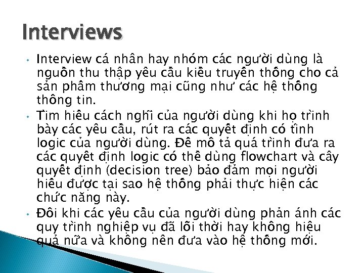 Interviews • • • Interview ca nhân hay nho m ca c ngươ i