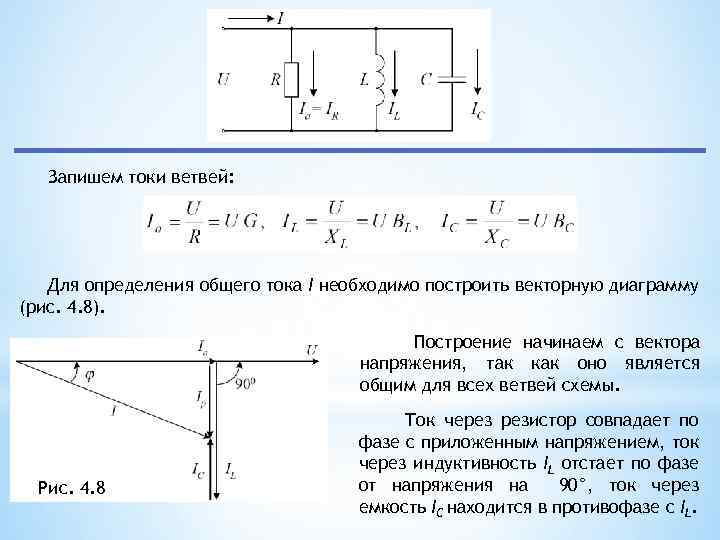 Построить качественно графики указанных на схеме токов