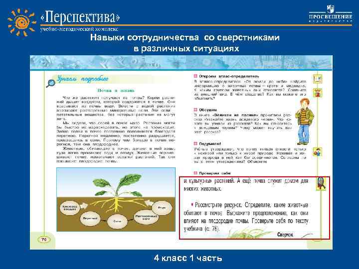 Навыки сотрудничества со сверстниками в различных ситуациях Project work 4 класс 1 часть 