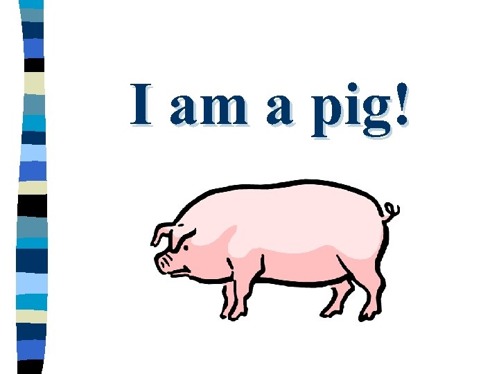 I am a pig! 