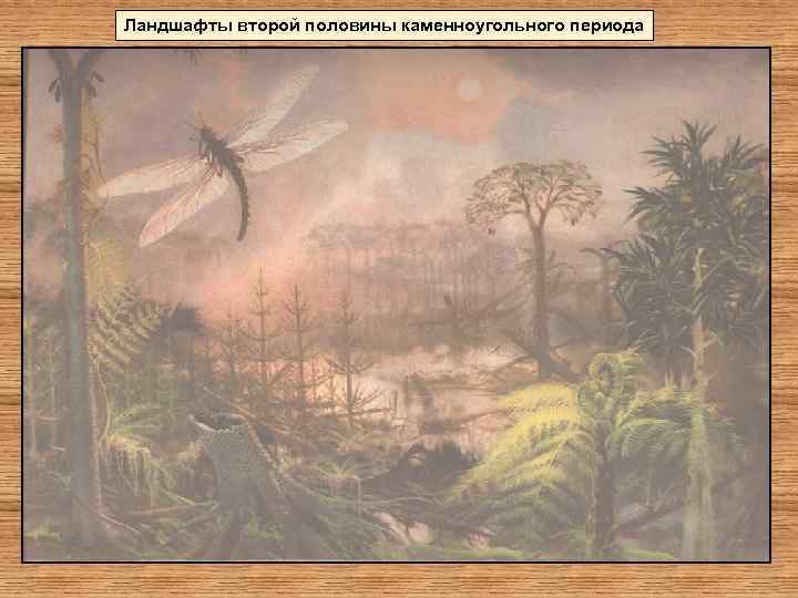 Ландшафты второй половины каменноугольного периода 