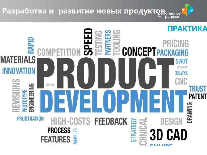 Разработка и развитие новых продуктов ПРАКТИКА 